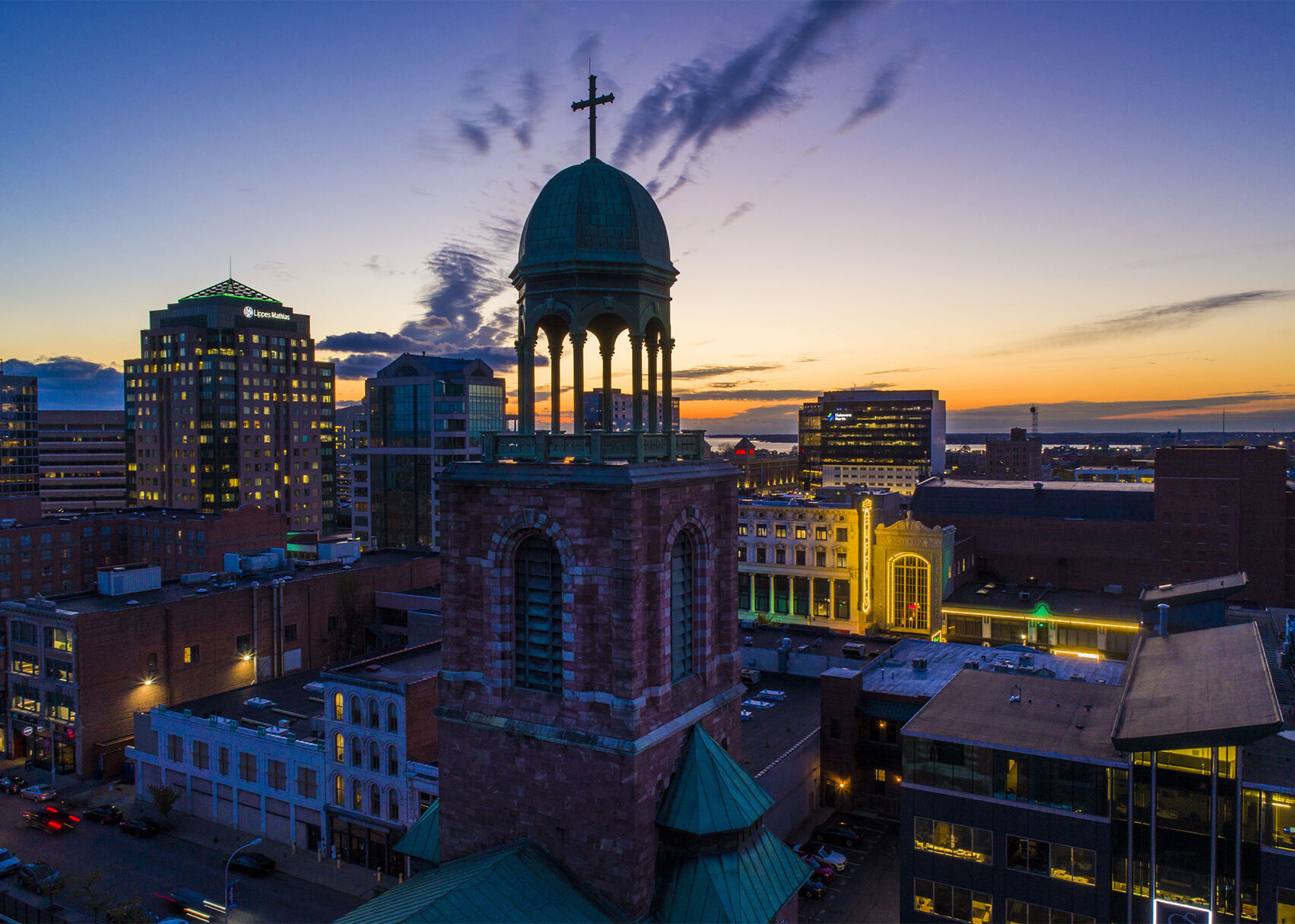 skyline aerial